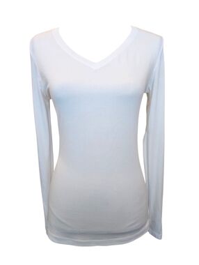 Cuddl Duds Womens Softwear V Neck Long Sleeve Thermal Shirt